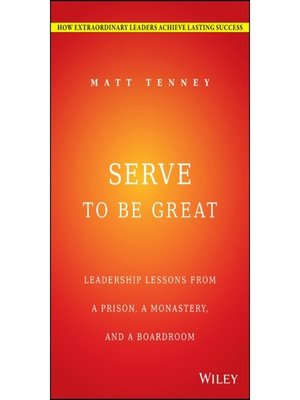 cover image of Serve to Be Great
